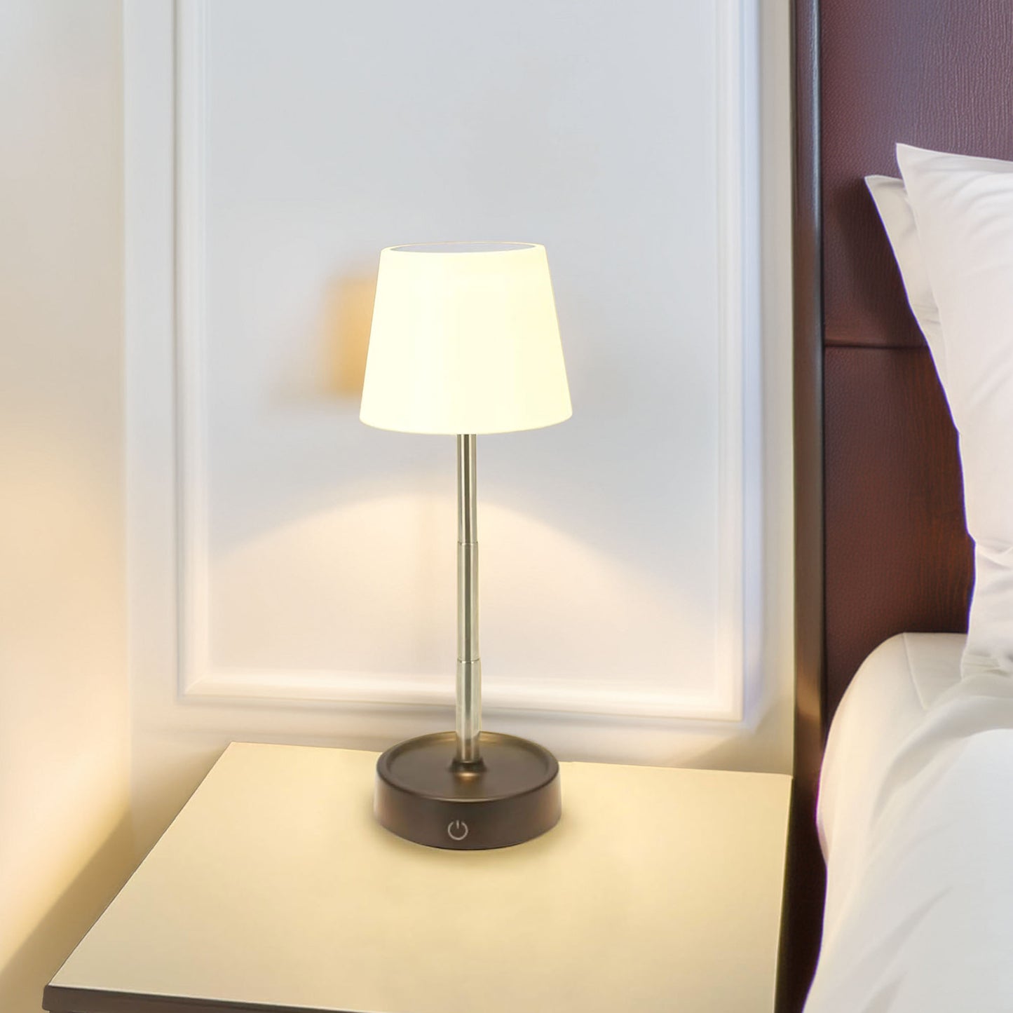Well Home Lámpara De Mesa Retráctil Con Luz Led Smd Blanca Cálida_2
