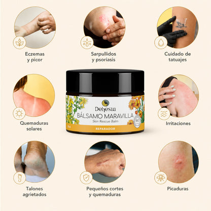 Bálsamo Maravilla Bio | Reparador Piel Dañada, Eccemas, Picor 50ml_2