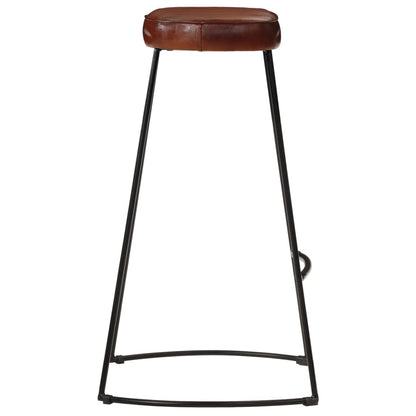 Taburetes De Bar Gavin 2 Uds Marrón Oscuro 44x37,5x78 Cm_3