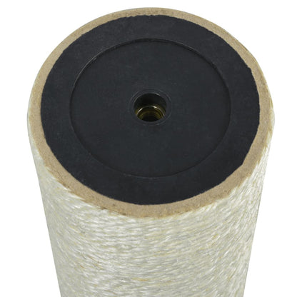 Vidaxl Poste Rascador Para Gatos 8x45 Cm 8 Mm Beige_1
