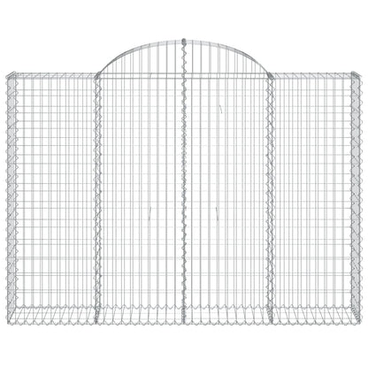 Cestas Gaviones 13 Uds Forma De Arco Hierro 200x30x140/160 Cm_3