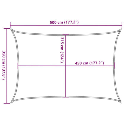 Vidaxl Toldo De Vela Hdpe Verde Claro 160 G/m² 3,5x5 M_2