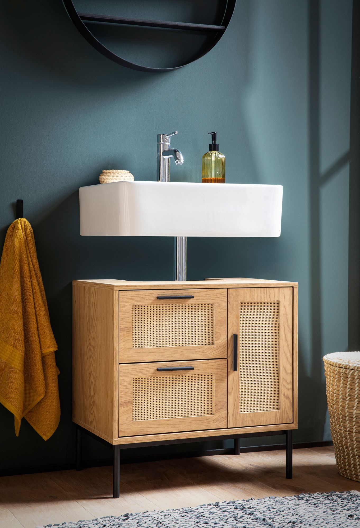 Mueble De Baño Compacto Y Práctico Modelo Wl6.876_2