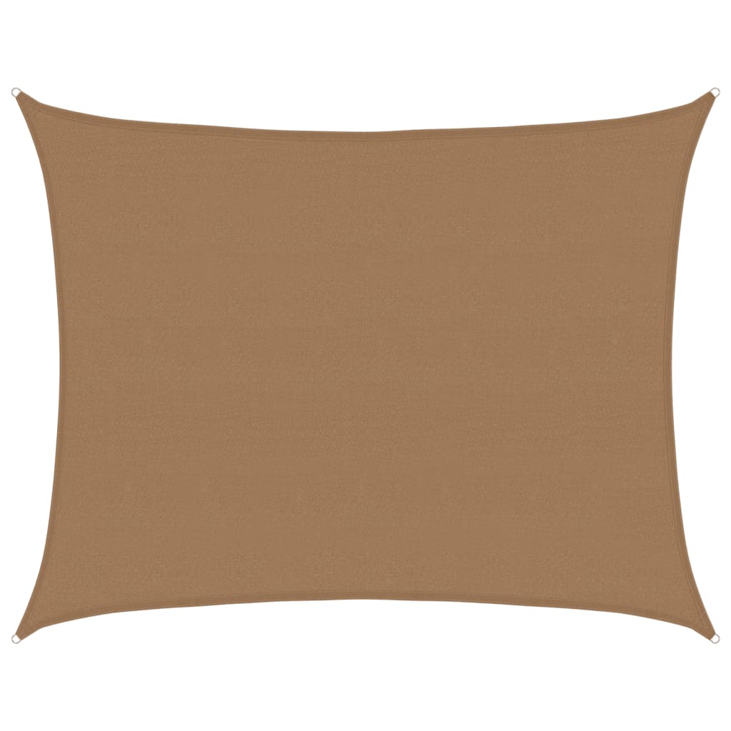Toldo De Vela Hdpe Gris Taupe 160 G/m² 6x8 M_0