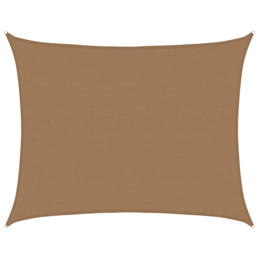 Toldo De Vela Hdpe Gris Taupe 160 G/m² 6x8 M_0