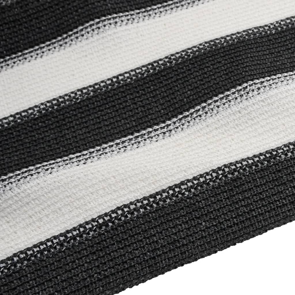 Vidaxl Red De Privacidad Hdpe Gris Antracita Blanco 1,8x50 M 195 G/m²_4