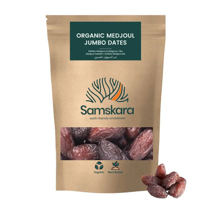 Dátiles Medjoul Bio - 2kg | Dátiles Ecológicos Naturales, Endulzante Vegano Sin Azúcares Refinados, Ricos En Fibra_0