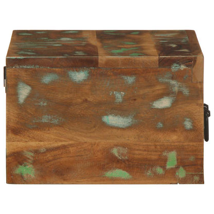 Mesita De Noche De Pared Madera Maciza Reciclada_4