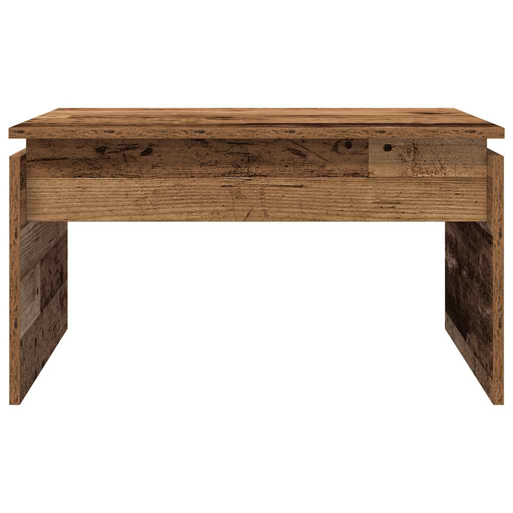 Mesa De Centro Madera Contrachapada Madera Vieja 68x50x38 Cm_2