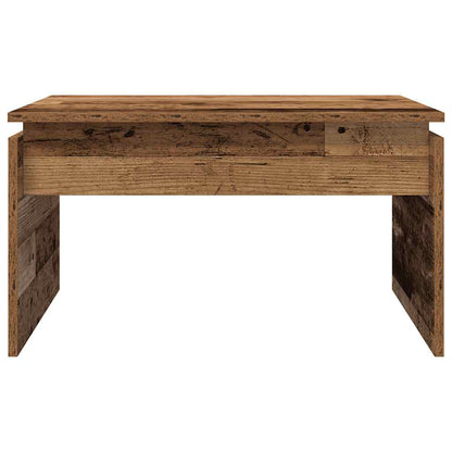 Mesa De Centro Madera Contrachapada Madera Vieja 68x50x38 Cm_2