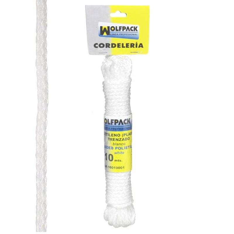 Cuerda Trenzada Plástico Blanca (madeja 10 M.)_0