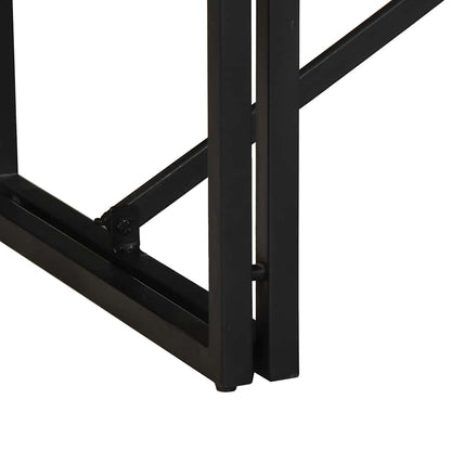 Mesa De Centro Multicolor 100x50x35 Cm Madera Maciza Reciclada_4