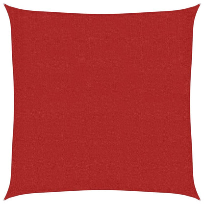 Vidaxl Toldo De Vela Hdpe Rojo 160 G/m² 3,6x3,6 M_0