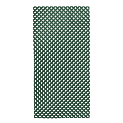Pack Instalación Horizontal 2 Celosías Pvc 18 Mm Verde Con Perfiles Y Unión 1x2 M_3
