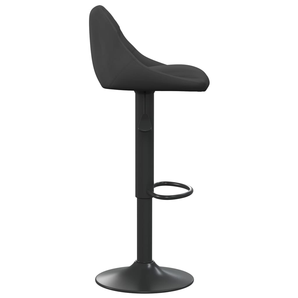 Taburete De Cocina De Terciopelo Negro_2