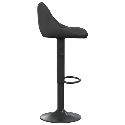 Taburete De Cocina De Terciopelo Negro_2