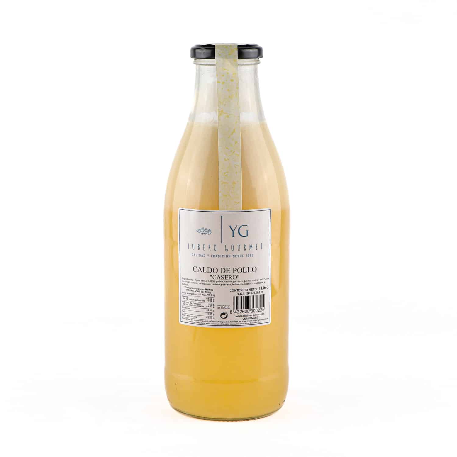 Caldo De Pollo Yubero Gourmet 785ml_0
