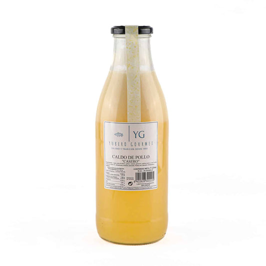 Caldo De Pollo Yubero Gourmet 785ml_0