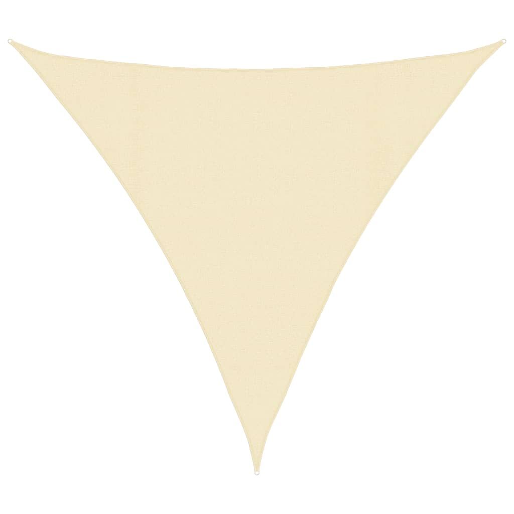 Vidaxl Toldo De Vela Crema Hdpe 160 G/m² 4x4x4 M_0