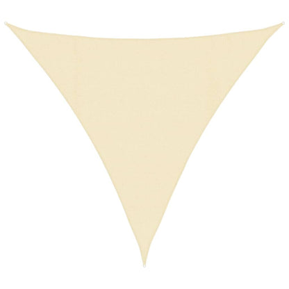 Vidaxl Toldo De Vela Crema Hdpe 160 G/m² 4x4x4 M_0