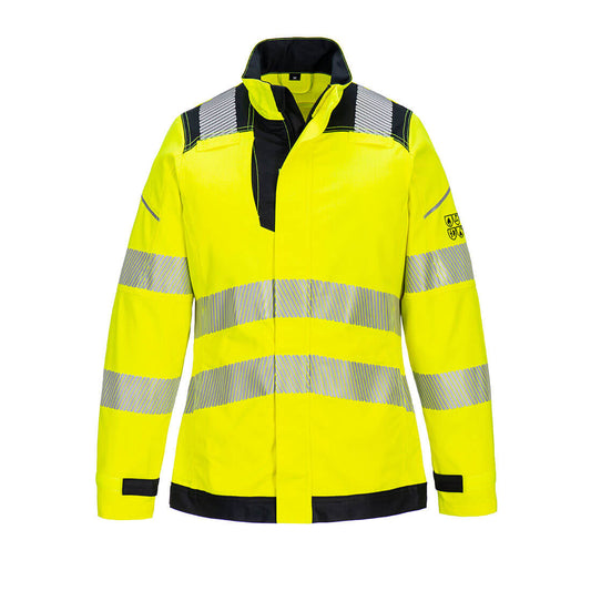 Chaqueta De Alta Visibilidad Y Resistente A La Llama Pw3 / Xxl / Amarillo-negro_0