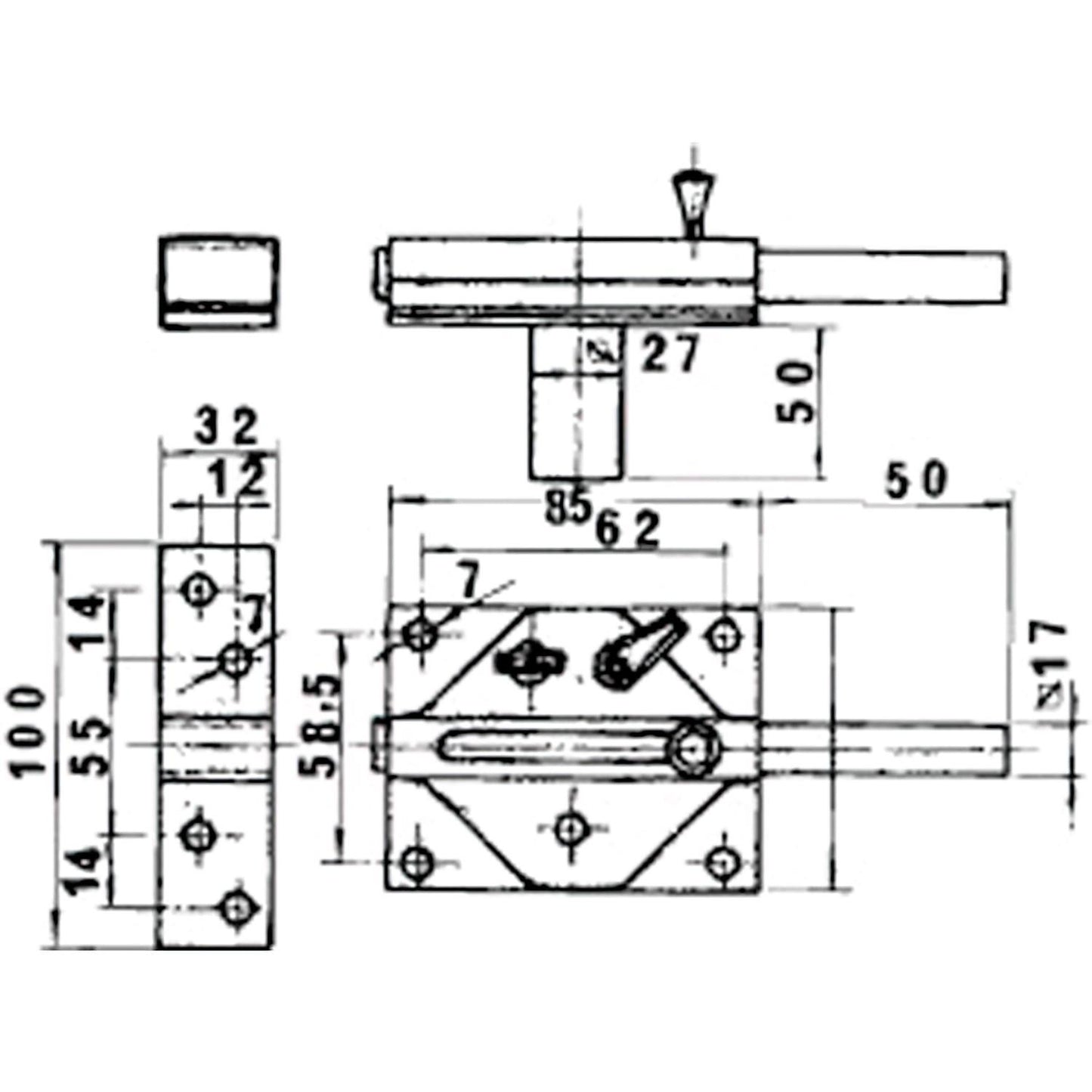 Cerrojo 2930 H.cromado
