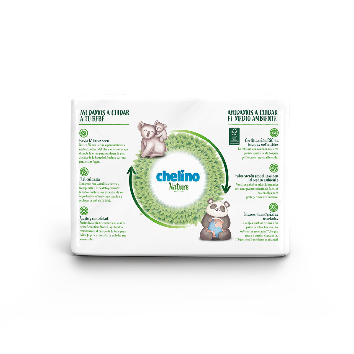 Pañales T2 3-6 kg Chelino Nature 28 Uds