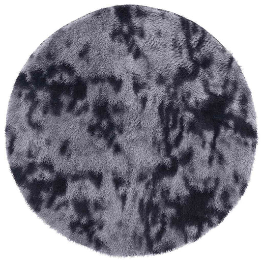 Vidaxl Alfombra De Pelo Largo Navarra Gris Oscuro 200x200 Cm Poliéster_0