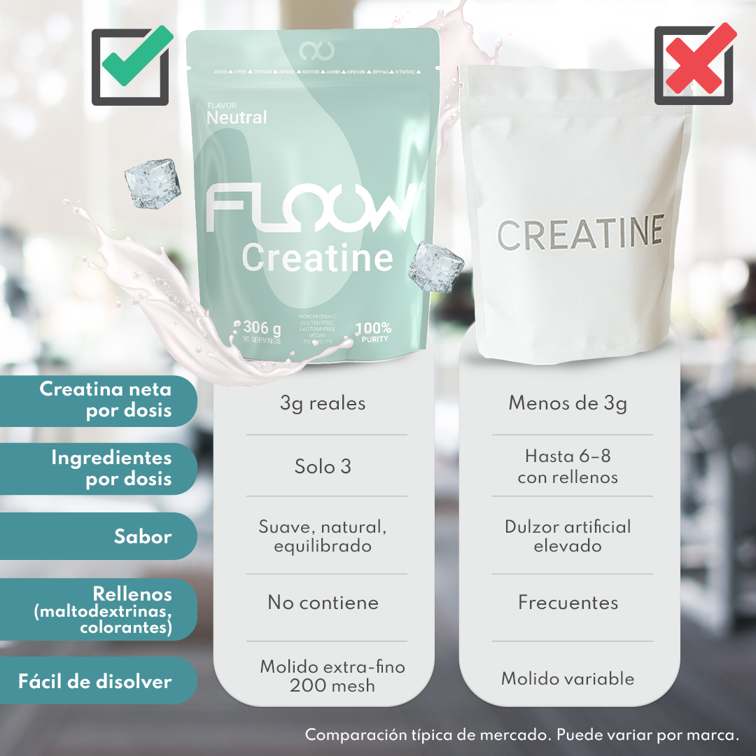 Creatina Monohidrato En Polvo 306g (90 Dosis) - Creatina Pura Sin Sabor - Suplemento Deportivo Para Masa Muscular_4