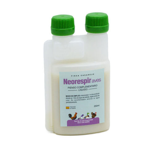 Neorespir 250 ML – Complemento vitamínico líquido con Menta, eucalipto y equinácea para Aves – Apoyo nutricional_0