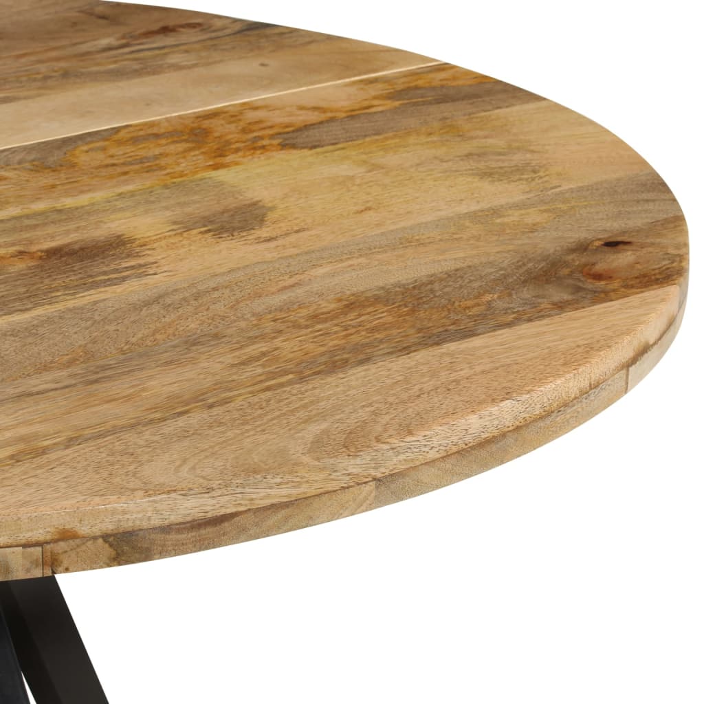 Mesa De Comedor Madera Maciza De Mango 110x75 Cm_2