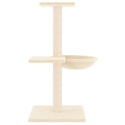 Vidaxl Rascador Para Gatos Con Postes De Sisal Color Crema 72 Cm_3