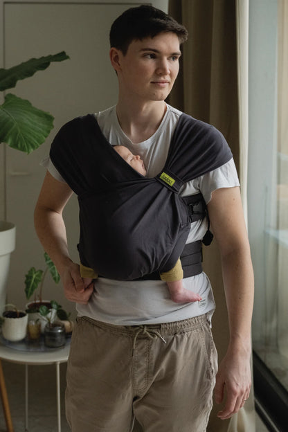 Portabebé Evolutivo Fular Mochila Boba Bliss Charcoal_2