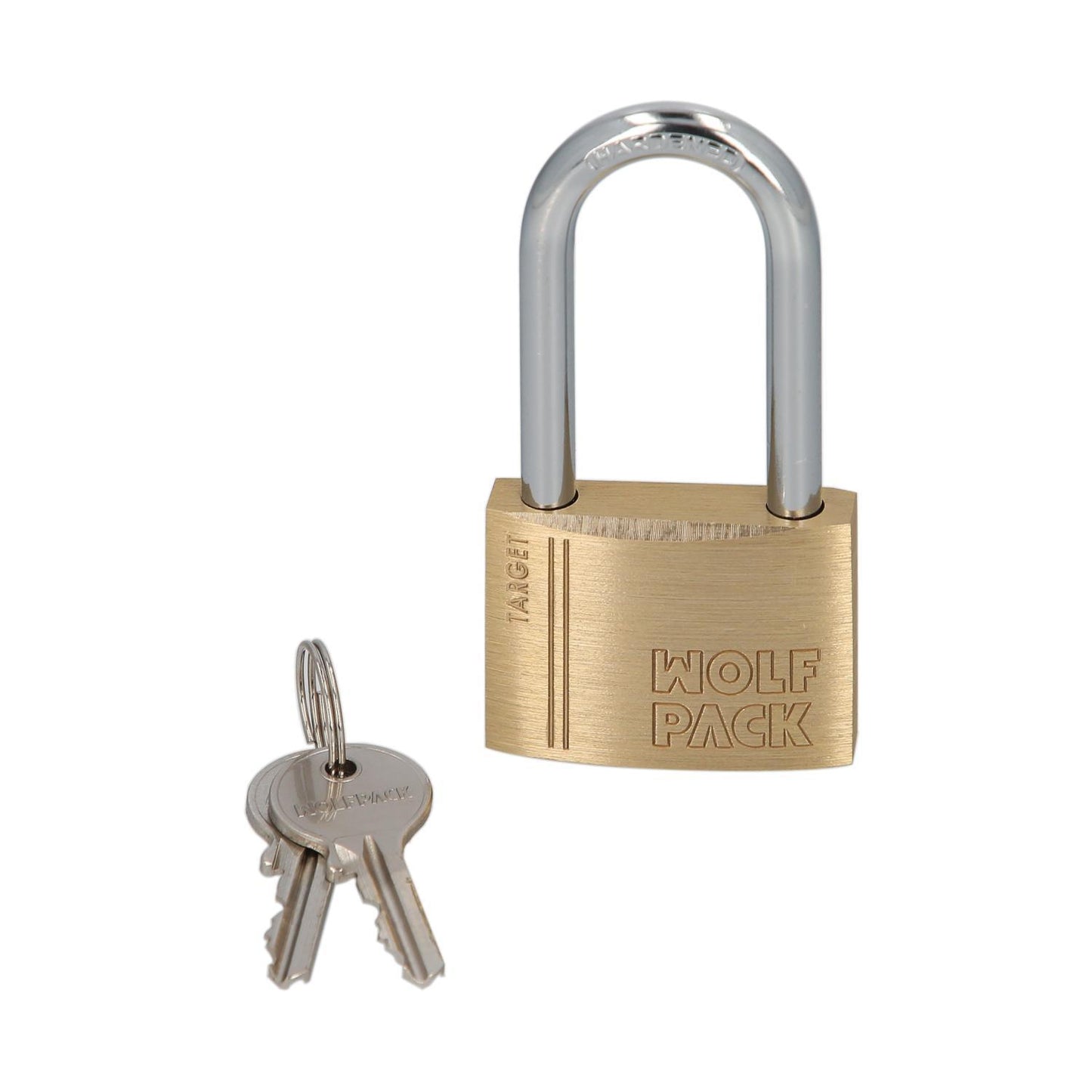 Candado Laton Arco Largo 50 Mm. Arco Endurecido. Candado Maletas, Candado Taquillas, Candado Puertas