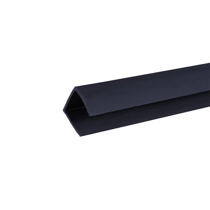 Perfil Remate Plastico U 2,06 M Antracita Nortene_1