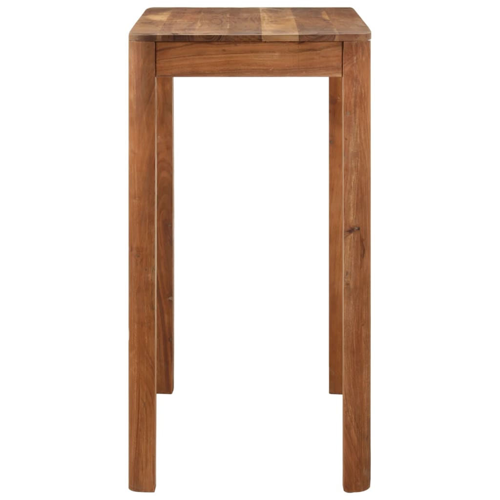 Mesa Alta Cocina Madera Acacia Acabado Miel 110x55x106 Cm_1