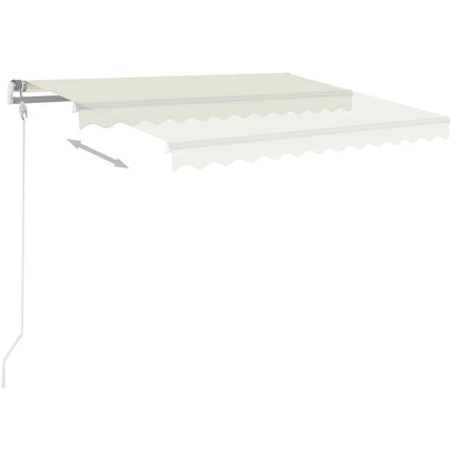 Toldo Retráctil Automático Crema 300x250 Cm_2