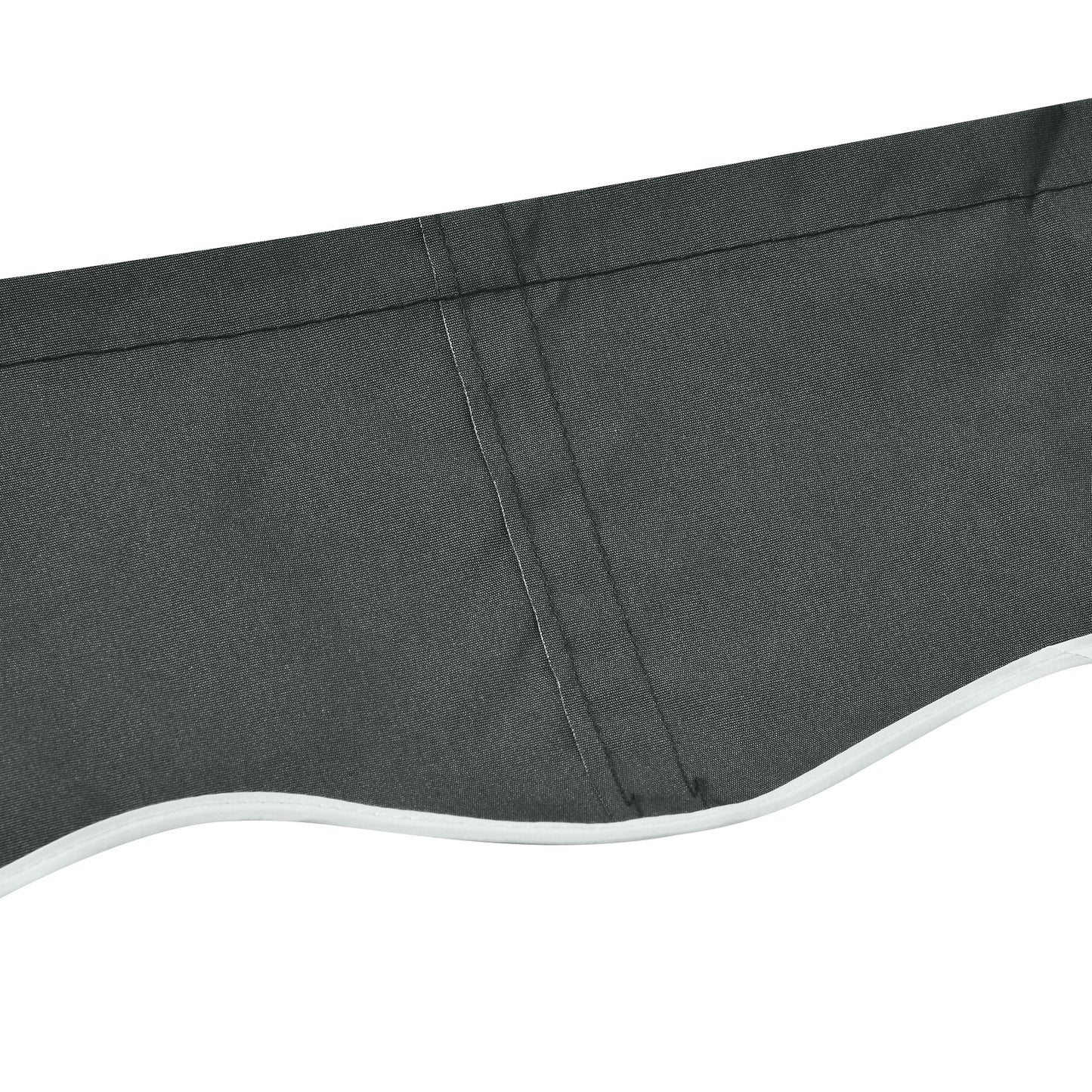 Outsunny Techo De Repuesto Para Toldo 382x240 Cm Protección Uv Gris_4