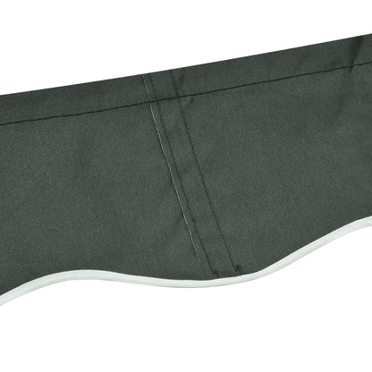 Outsunny Techo De Repuesto Para Toldo 382x240 Cm Protección Uv Gris_4