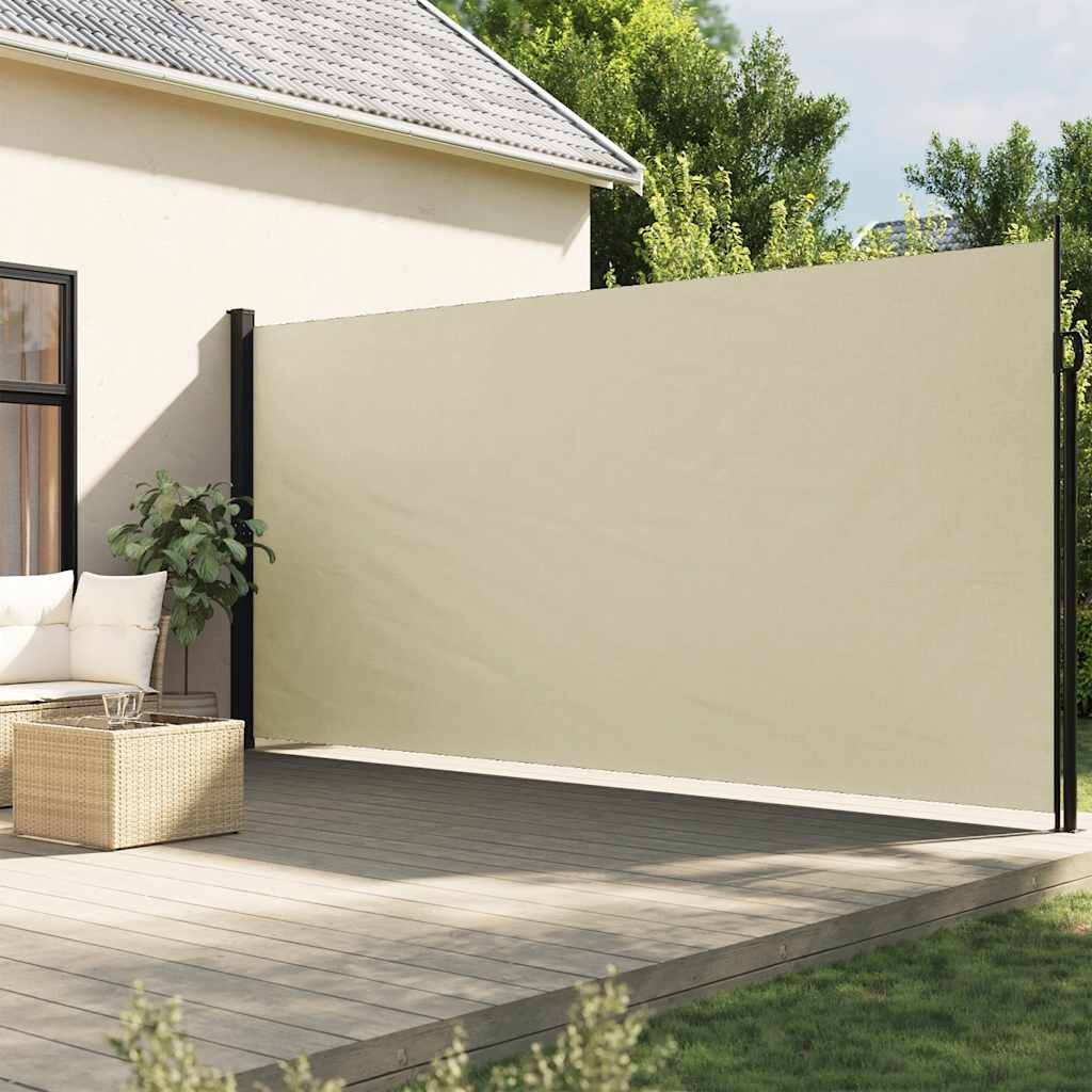 Vidaxl Toldo Lateral Retráctil Crema 220x300 Cm_1