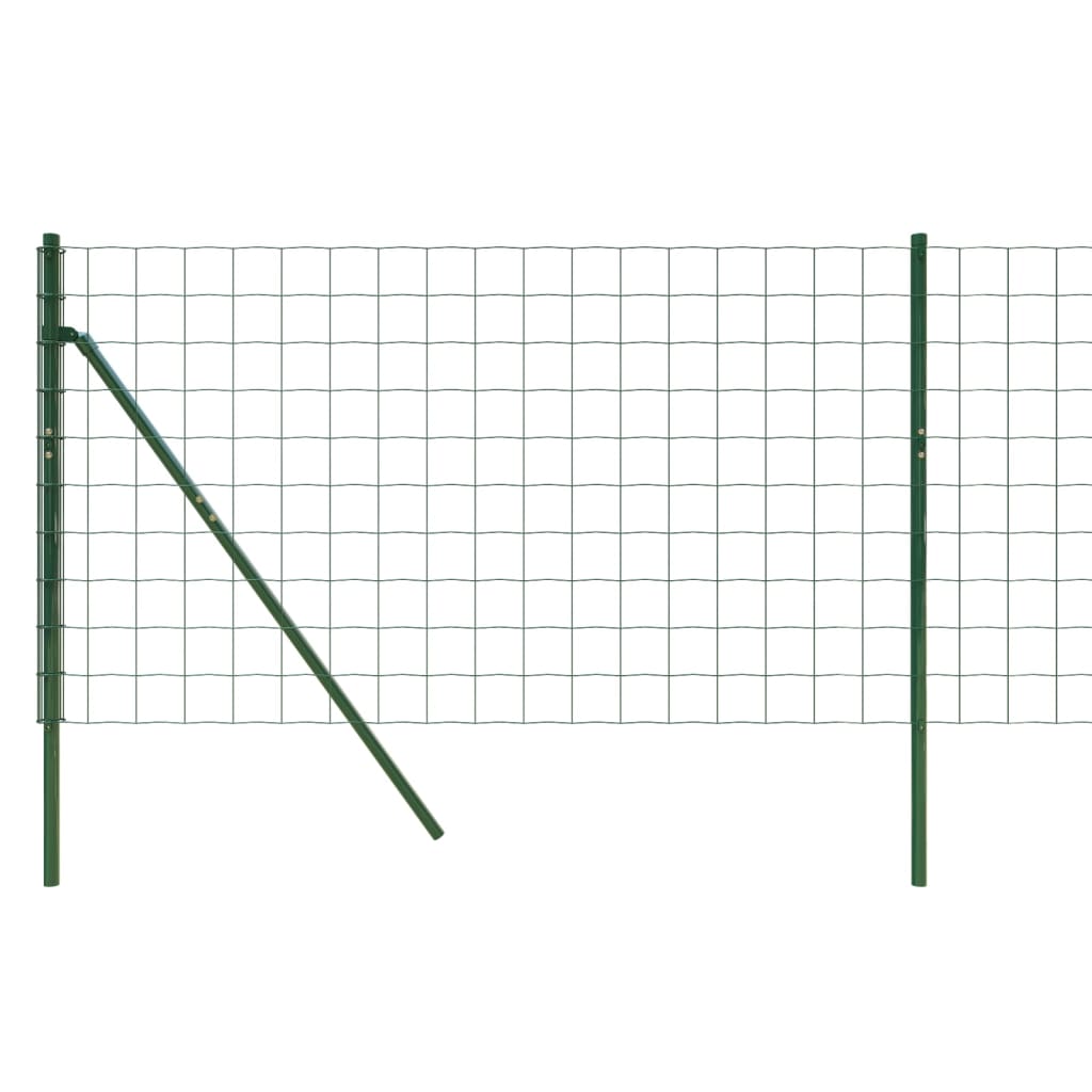 Cerca De Alambre De Acero Galvanizado Verde 1,1x10 M / Vetonek_2