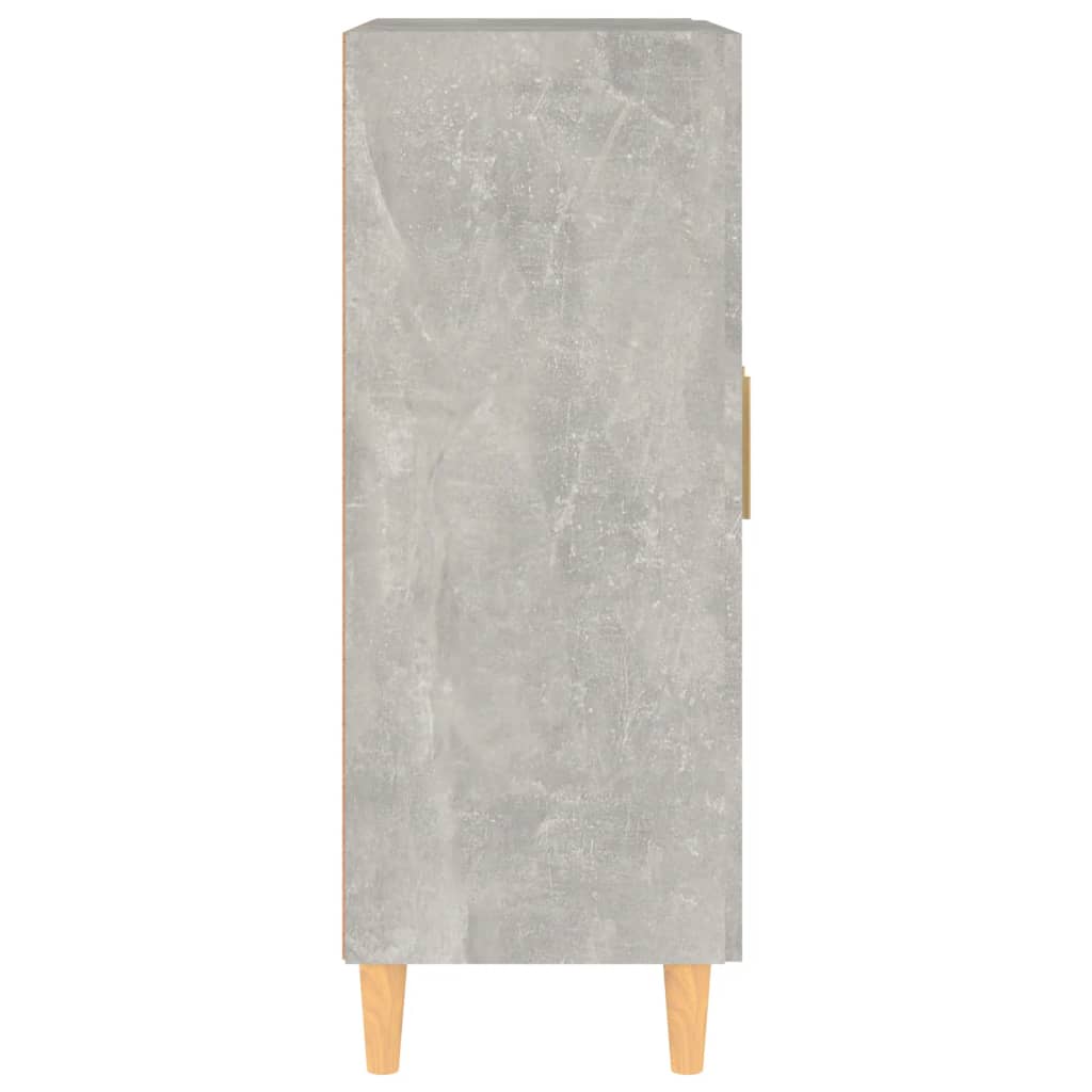 Aparador De Madera Contrachapada Gris Hormigón 69,5x34x90 Cm / Vetonek_4
