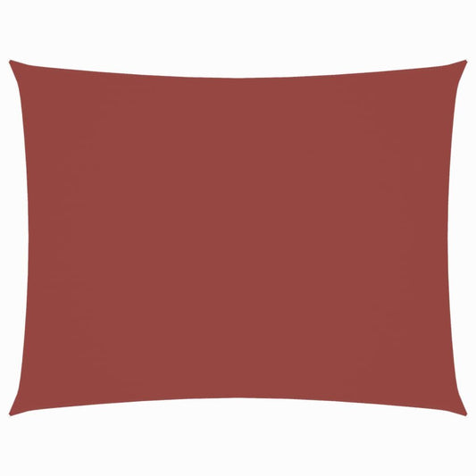 Vidaxl Toldo De Vela Rectangular Tela Oxford Terracota 2x4 M_0