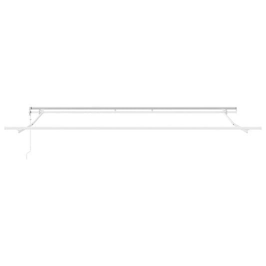 Toldo Retráctil Negro 400 X 300 Cm Tela Y Aluminio_0
