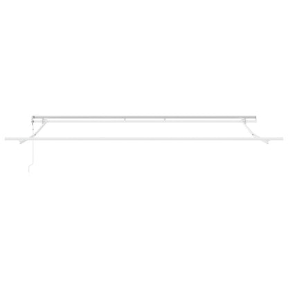 Toldo Retráctil Beige 400 X 300 Cm Tela Y Aluminio_0