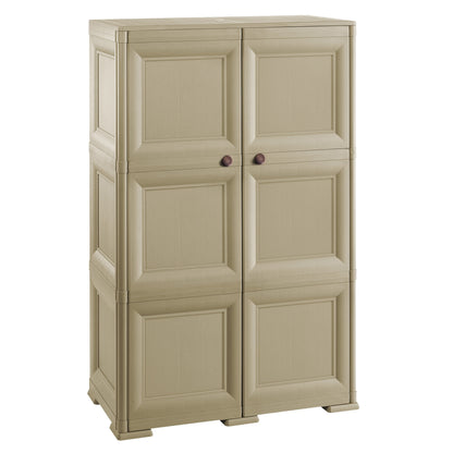 Caja De Almacenamiento Multiusos De 6 Compartimentos Y 6 Puertas Topo_0