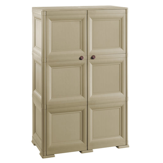 Caja De Almacenamiento Multiusos De 6 Compartimentos Y 6 Puertas Topo_0