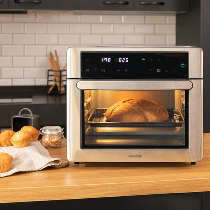 Cecotec Horno Freidora Horno Freidora Bake&fry 3000 Touch Steel_3