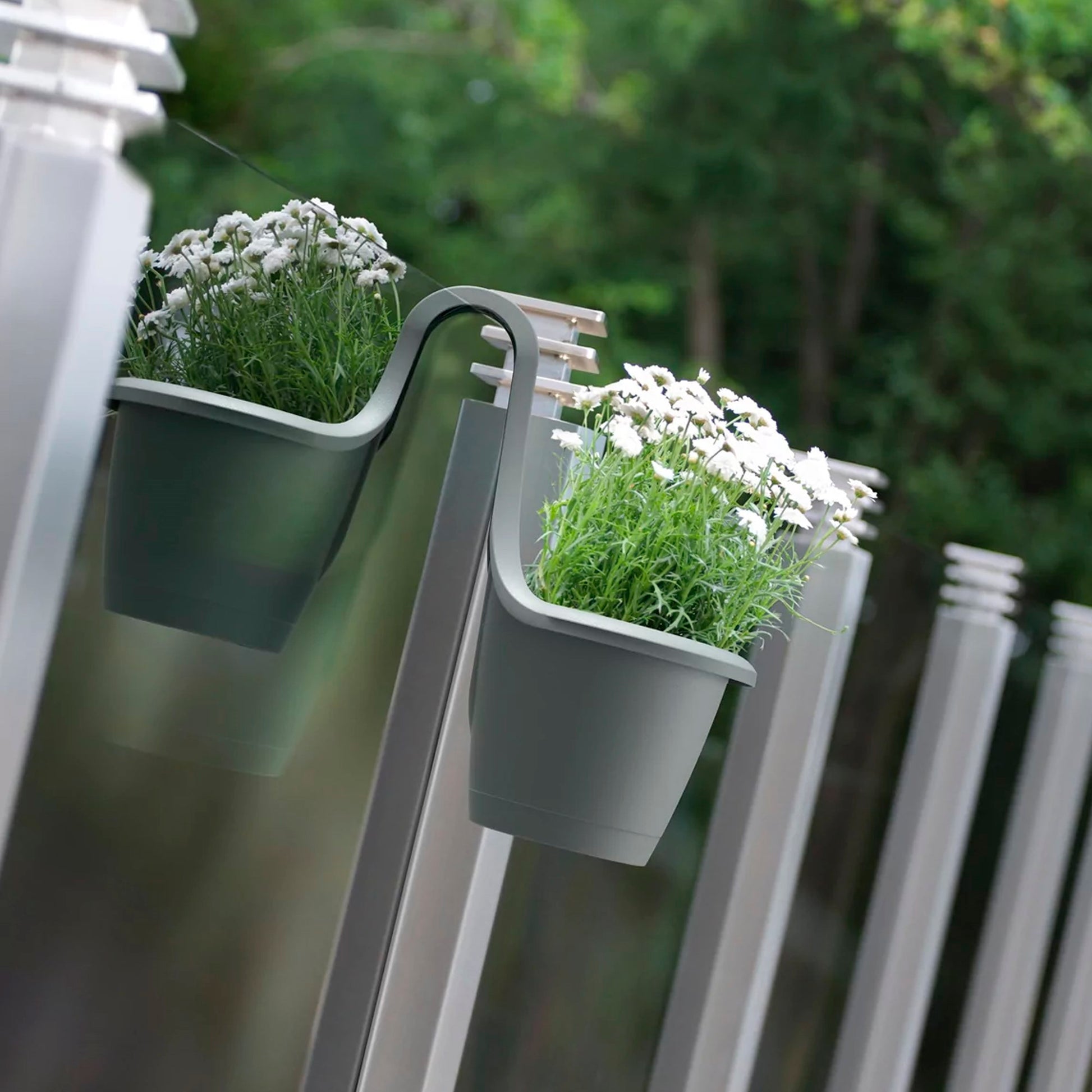 Maceta Respana Railing 13l., Dimensiones (mm) 398x298x209, Color Antracita_4