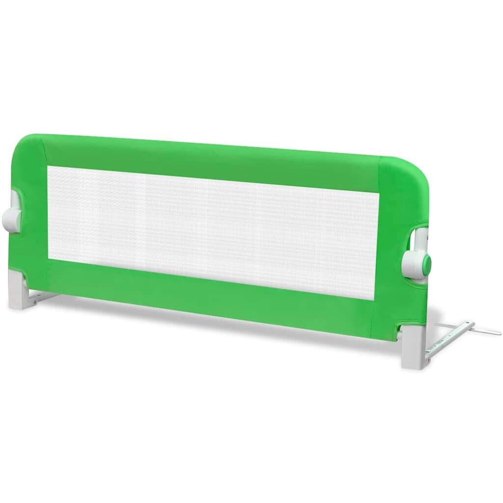 Vidaxl Barandilla De Seguridad Cama De Niño 102x42 Cm Verde_0